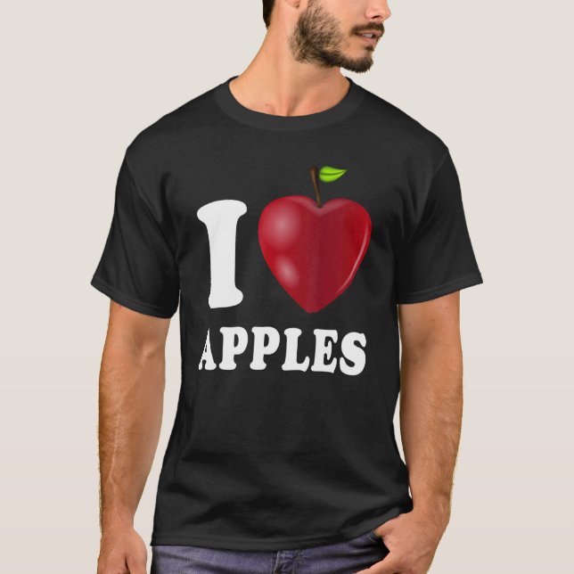 T-shirt J'Aime Les Pommes (Devant)