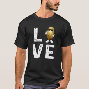 T-shirt J'Aime Les Pommes De Terre Légumes Potato Drôle Da