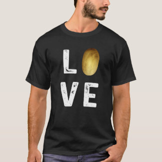 T-shirt J'Aime Les Pommes De Terre Légumes Pour La Cute De