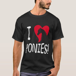 T-shirt J'aime les poneys