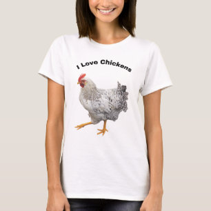 T-shirt J'Aime Les Poulets. Poulets, humour, drôle