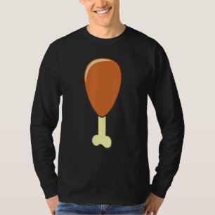 T-shirt J'Aime Les Poulets, Surtout Quand Les Poulets Frie