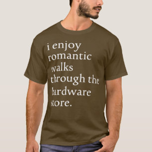 T-shirt J'aime les promenades romantiques à travers le mag
