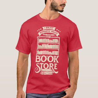 T-shirt J'Aime Les Promenades Romc À Travers La Librairie