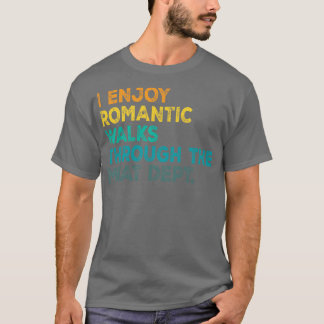 T-shirt J'Aime Les Promenades Romc À Travers Le Service De