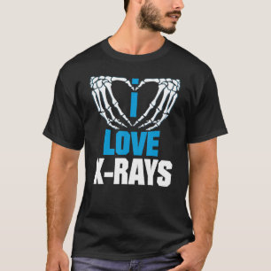 T-shirt J'Aime Les Rayons X Pour Radiologue Et Radiologue