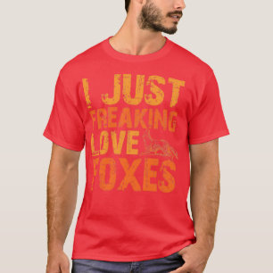T-shirt J'aime les renards comme les fox27s folles animal