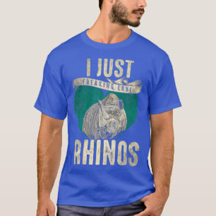T-shirt J'aime les rhinocéros