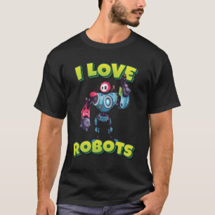 T-shirt J'aime les robots