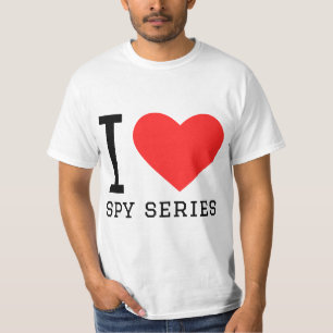 T-shirt J'aime les séries d'espions