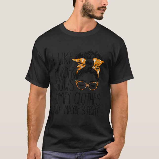 T-shirt J'Aime Les Spectacles Comfy Et Peut-Être 3 Personn (Devant)