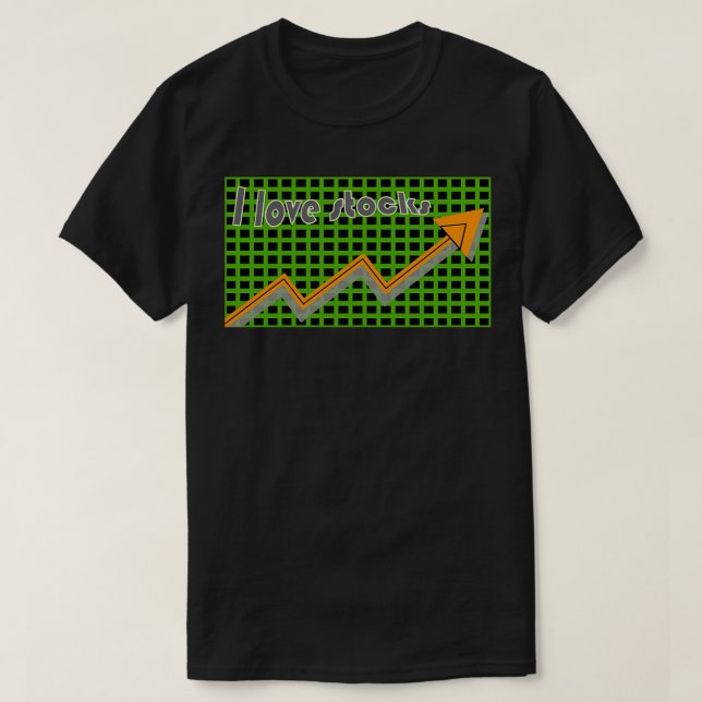 T-shirt J'aime les stocks (Design devant)