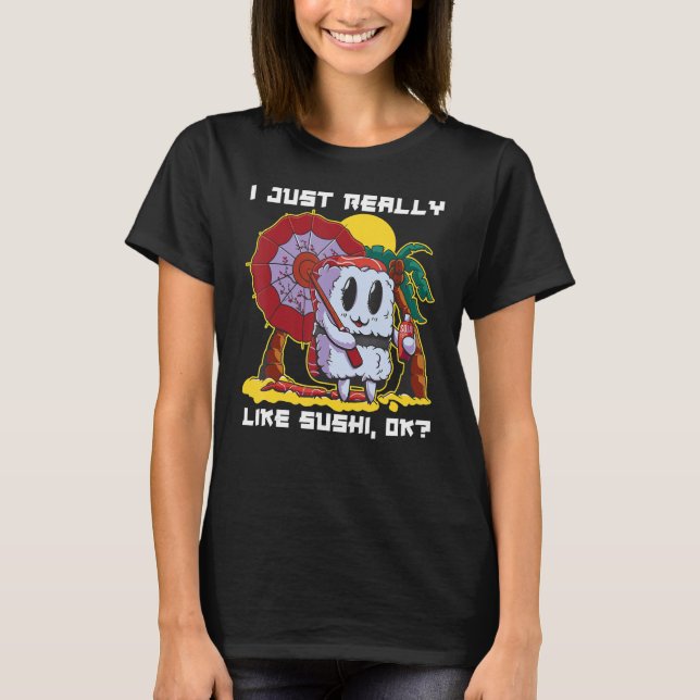 T-shirt J'aime les sushis (Devant)