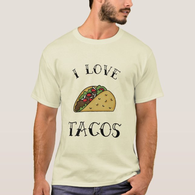 T-shirt J'aime les Tacos (Devant)