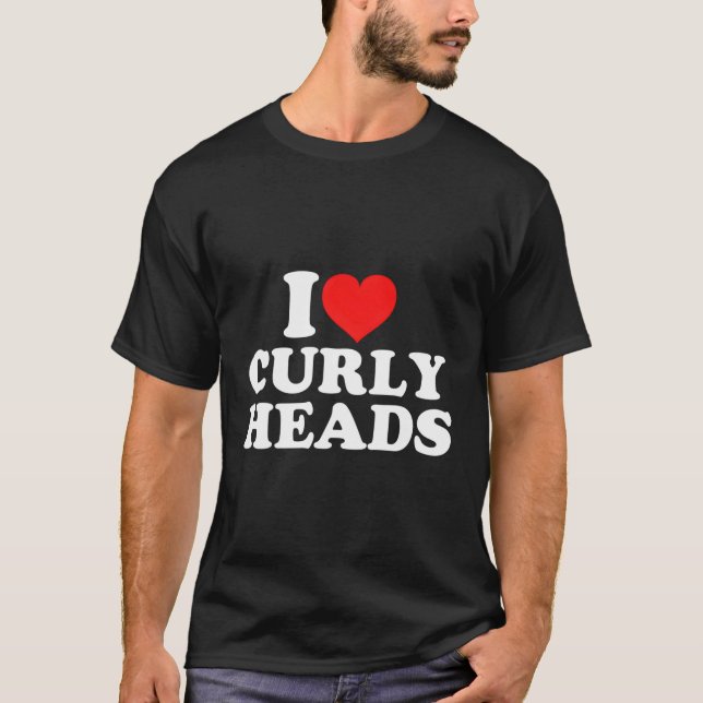 T-shirt J'Aime Les Têtes Courbées (Devant)