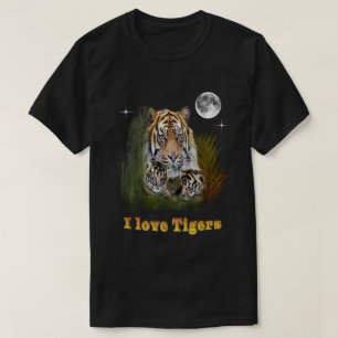 T-shirt J'aime les tigres