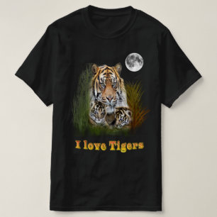 T-shirt J'aime les tigres
