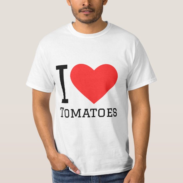 T-shirt J'aime les tomates (Devant)