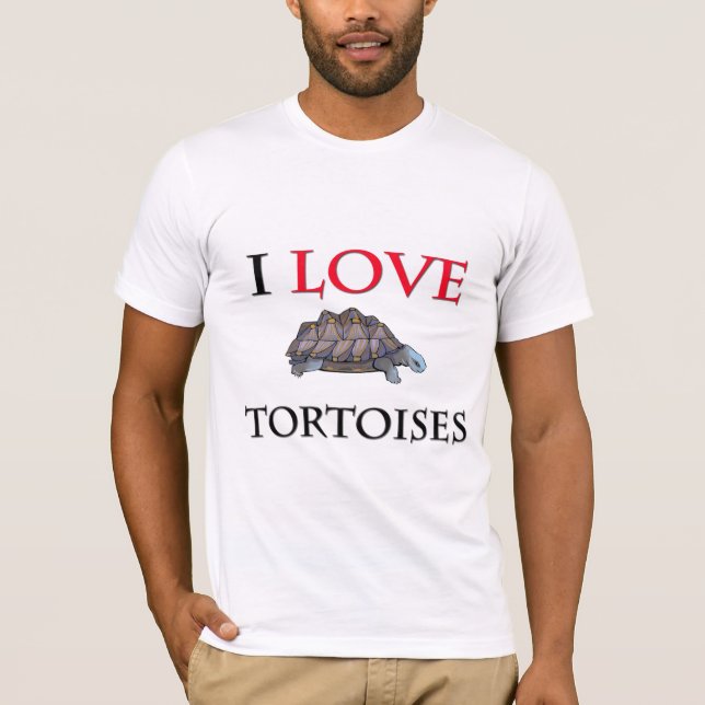 T-shirt J'aime les tortues (Devant)