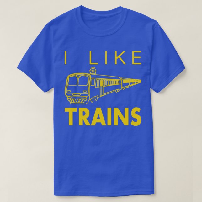 T-shirt J'aime les trains (Design devant)