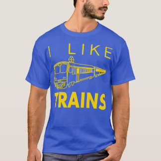T-shirt J'aime les trains