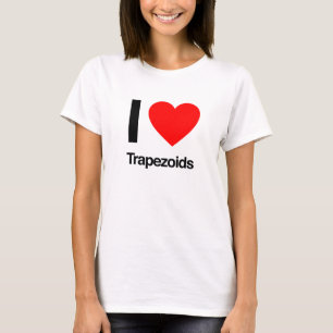 T-shirt j'aime les trapézoïdes