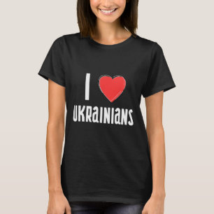 T-shirt J'aime les Ukrainiens Nationalité Ukraine