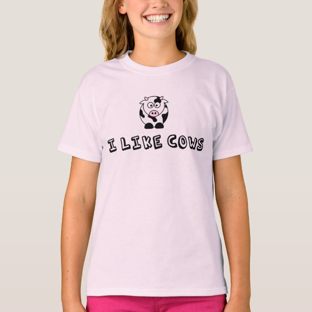 T-shirt J'Aime Les Vaches (Devant)