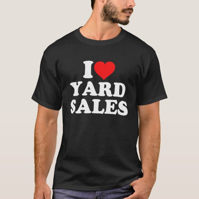 T-shirt J'aime les ventes de cour (Devant)