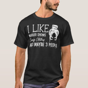 T-shirt J'Aime Les Vidéos De Meurtre Comfy Les Vêtements E