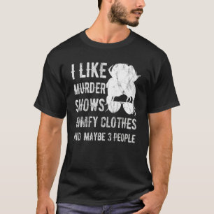 T-shirt J'Aime Les Vidéos De Meurtre Comfy Les Vêtements E