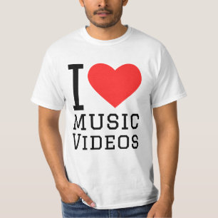 T-shirt J'aime les vidéos musicales