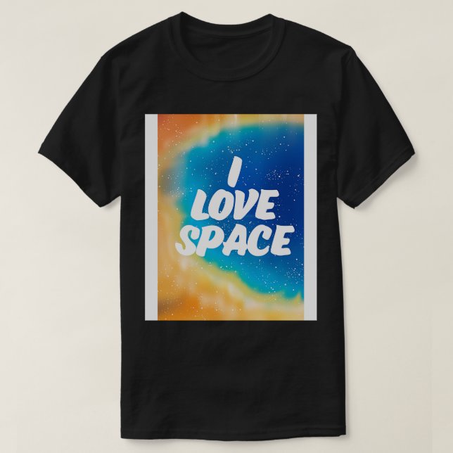 T-shirt J'aime l'espace (Design devant)