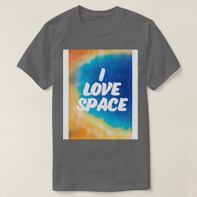 T-shirt J'aime l'espace (Design devant)