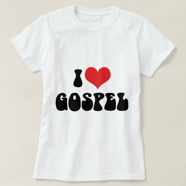 T-shirt J'aime l'évangile (Design devant)