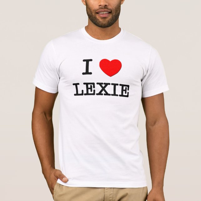 T-shirt J'aime Lexie (Devant)