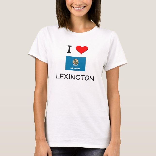 T-shirt J'aime Lexington l'Oklahoma (Devant)