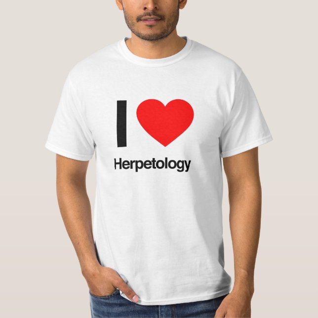 T-shirt j'aime l'herpétologie (Devant)