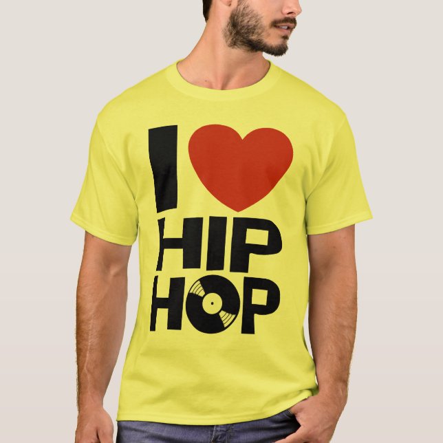 T-shirt J'aime l'Hip hop (Devant)