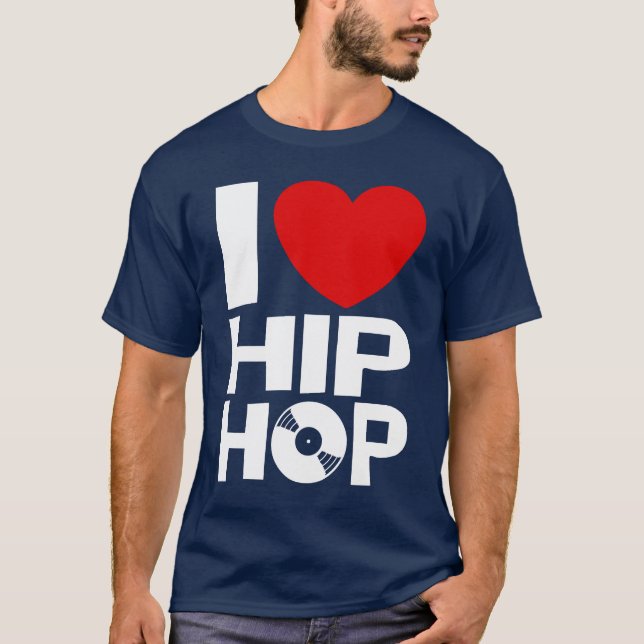 T-shirt J'aime l'Hip hop (Devant)