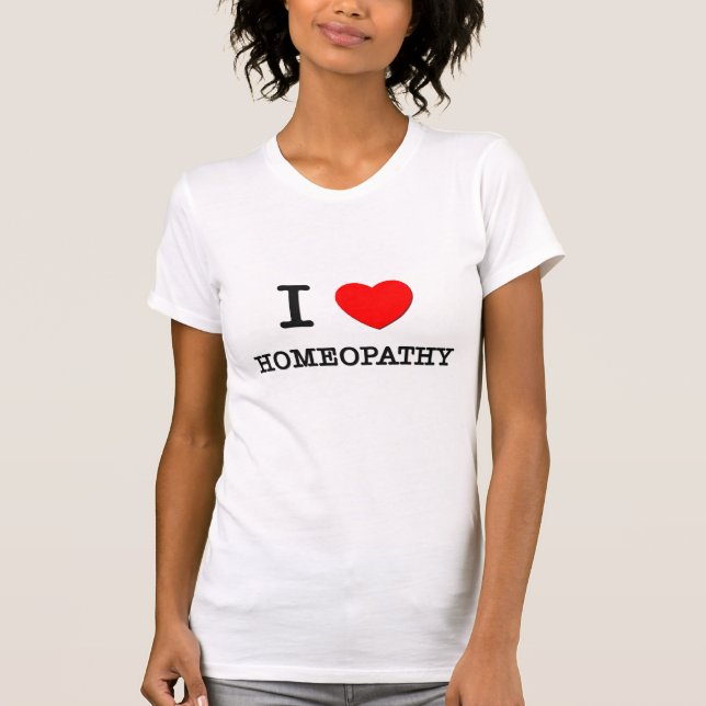 T-shirt J'aime l'homéopathie (Devant)