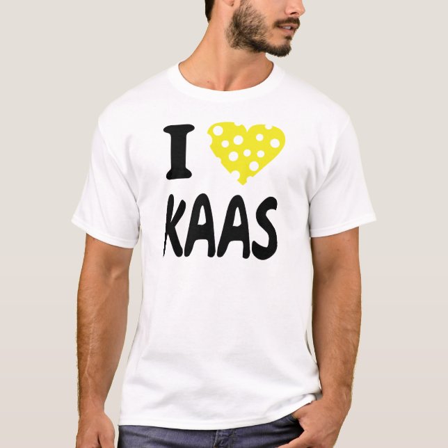 T-shirt J'aime l'icône du kaas (Devant)