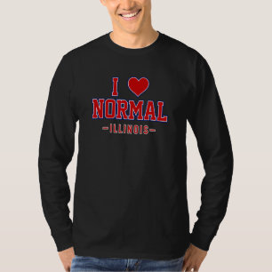 T-shirt J'Aime L'Illinois Normal