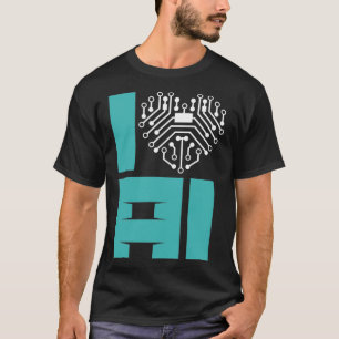 T-shirt J'aime l'intelligence artificielle l'intelligence