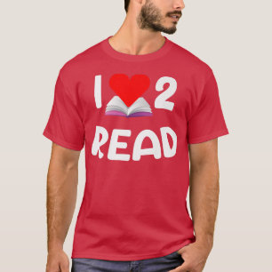 T-shirt J'Aime Lire De Mignonnes Lectures Et Réserver L