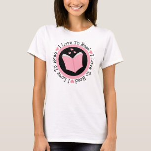 T-shirt J'aime lire l'amoureux des livres