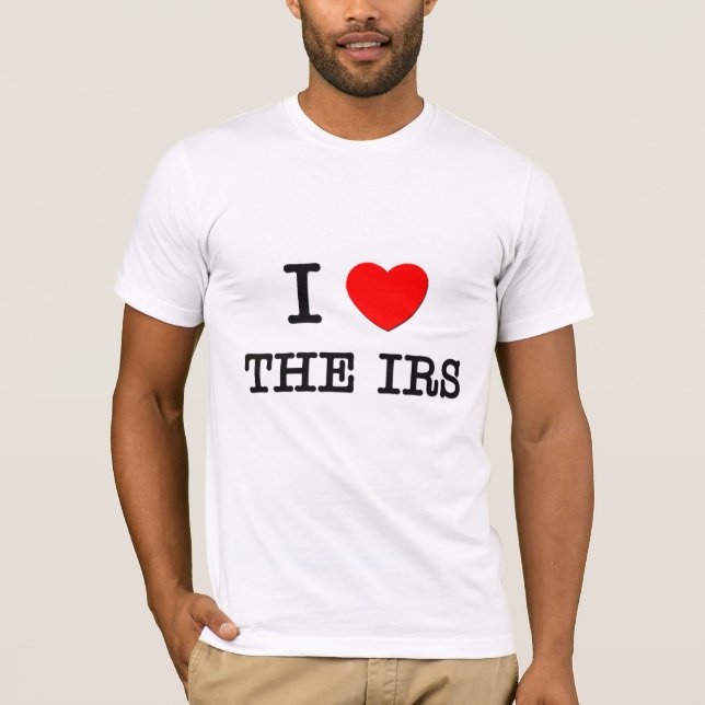 T-shirt J'aime l'IRS (Devant)