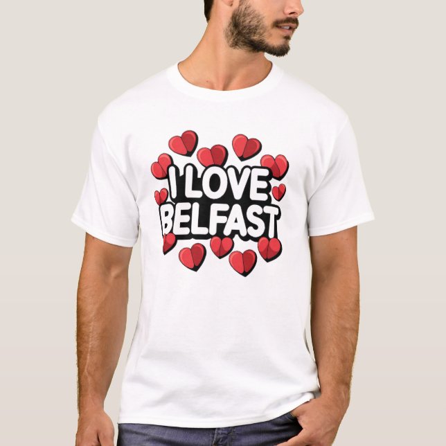 T-shirt J'aime lisbon (Devant)