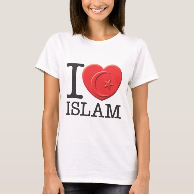 T-shirt J'aime l'Islam (Devant)