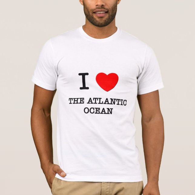 T-shirt J'aime l'Océan Atlantique (Devant)